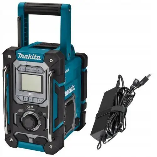 Radio budowlane 230/10,8-18V z ładowarką, Bluetooth, Aux Makita DMR301