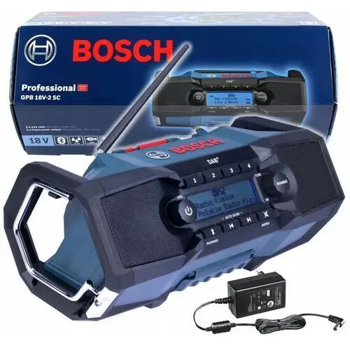 Radio Budowlane Gpb 18V-2 Sc Bosch Bluetooth Dab+