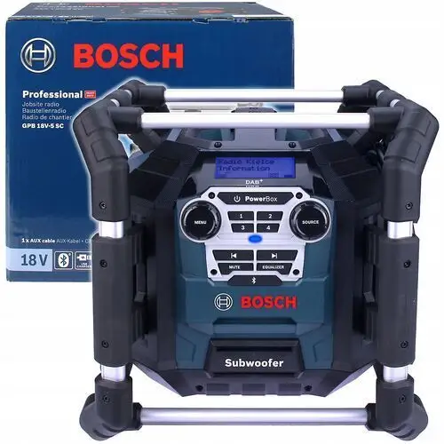 Radio Budowlane Gpb 18V-5 Sc Bosch Bluetooth Dab+