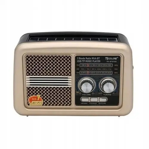 Radio Colon Kuchenne Przenośne Solarne Usb Retro RX-BT978S Beżowe