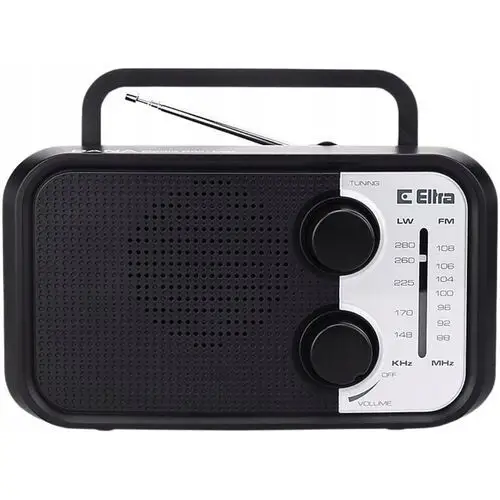 Radio Eltra Dana 206 Przenośny Analogowy Fm Lw Czarny