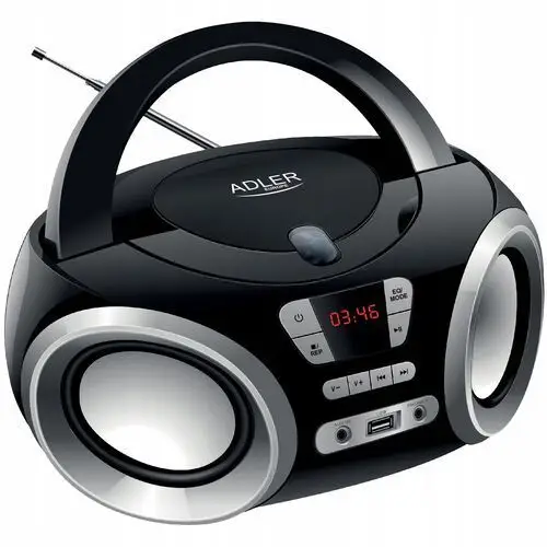 Radio Głośnik Boombox Wieża Usb MP3 CD Fm Aux