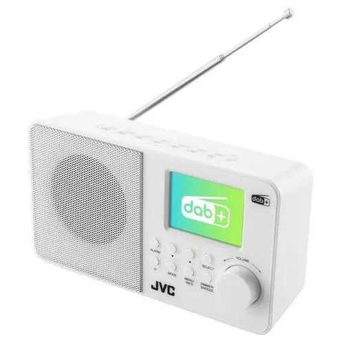 Radio JVC DAB RA-E611W-DAB white, RA-E611W-DAB