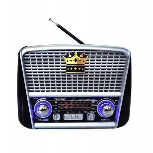 Radio Kuchenne Przenośne Fm Am Sw Bluetooth Baterie Usb Bateria Słoneczna