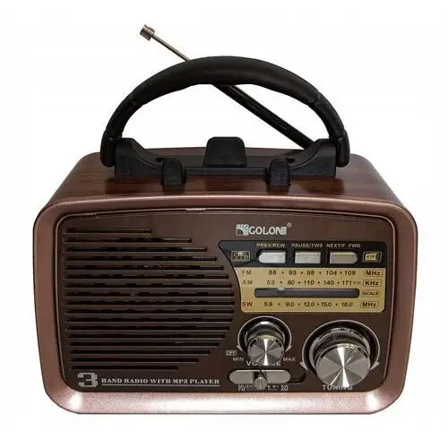 Radio Kuchenne Retro Am Fm Na Baterie Przenośne Karta Sd Antena