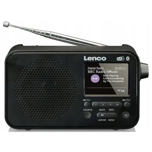 Radio Lenco PDR-036BK Dab+ Fm Rds Bluetooth Wbudowany Akumulator Zegar