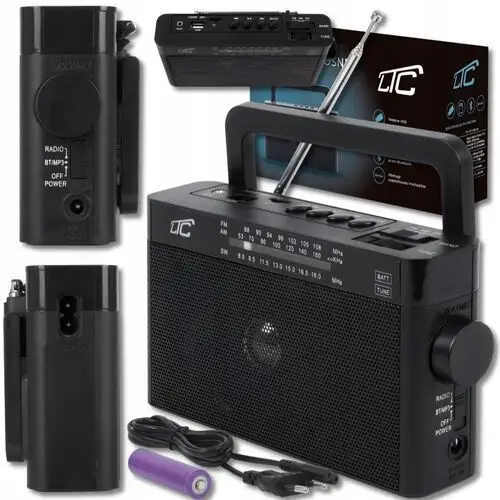 Radio przenośne Fm Ltc Sona bluetooth Usb czarne LTC2028C