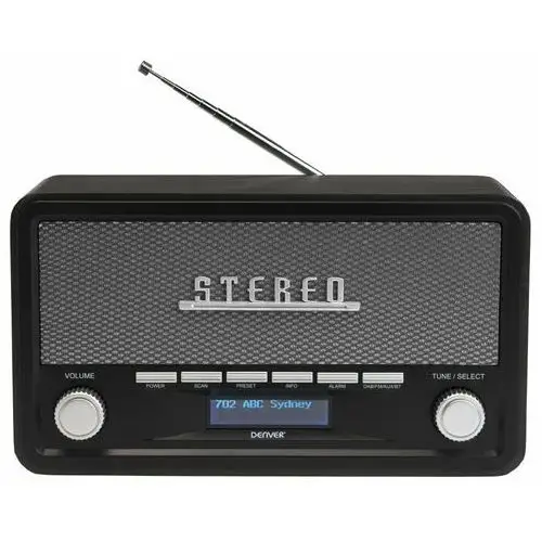 Radio retro Denver DAB-18 dark grey