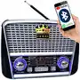 Radio Retro Przaenośne Kuchenne Solar Bluetooth Akumulator Usb Sklep on-line