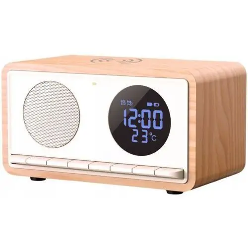 Radiobudzik bezprzewodowy Manta Rimini RDI912W Bluetooth Zegar Alarm Biały