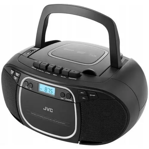 Radioodtwarzacz Radio Fm Boombox Jvc CD Usb Bluetooth Aux 3W