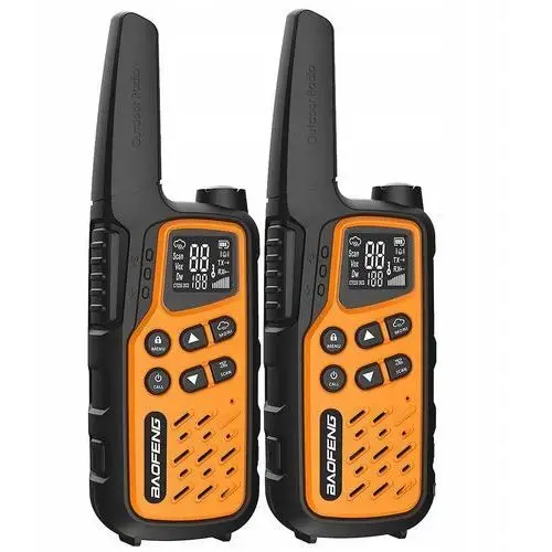 Radiotelefon Krótkofalówka Walkie-talkie Baofeng BF-T25E Pmr 2 szt. Orange