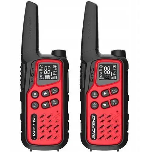 Radiotelefon Krótkofalówka Walkie-talkie Baofeng BF-T25E Pmr 2 szt. Red