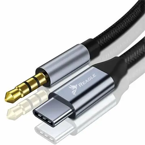 Reagle Kabel Adapter Audio USB-C Mini Jack 3,5 AUX 1,5m