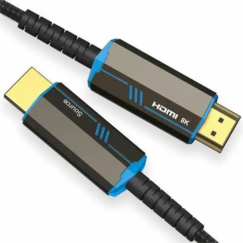 Reagle Kabel HDMI 2.1 Optyczny AOC 8K 60HZ 4K 120HZ 10M