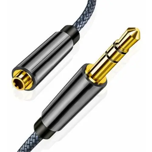 Kabel przedłużacz mini jack audio hq aux 3,5mm 1m Reagle