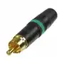 REAN NYS373 NEUTRIK wtyk RCA Cinch GOLD zielony Sklep on-line