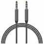 Recci Wzmacniany kabel aux audio nylonowy mini jack 3,5mm 1m Sklep on-line
