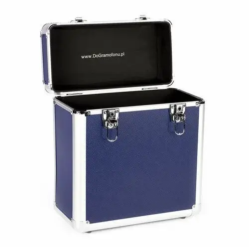 Recordwash.com Niebieska walizka na winyle 12 cali na 45 płyt case skrzynka