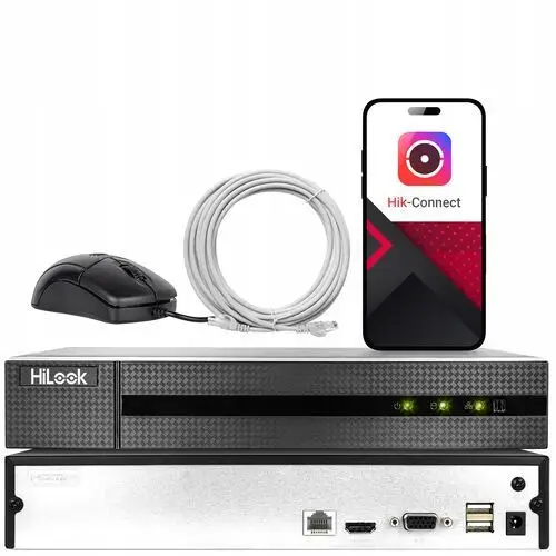 Rejestrator Ip 8 kanałowy HiLook by Hikvision NVR-8CH-5MP do 8Mpx H.265