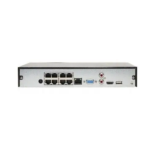 Rejestrator Ip Dahua switch PoE NVR2108HS-8P-4KS3 8xPoE 4K 12Mp zasilanie