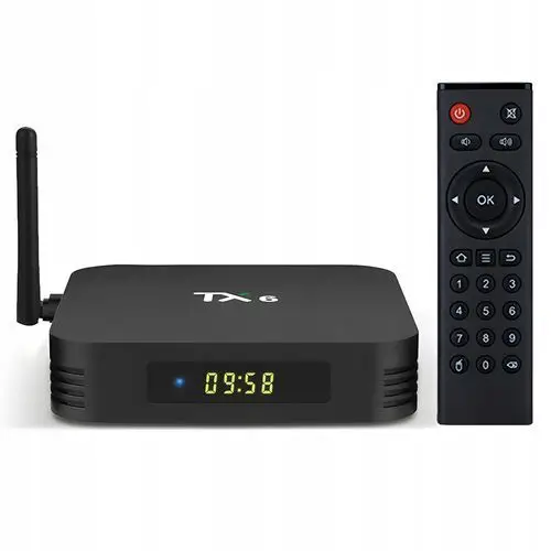 SMART TV BOX TX6 ANDROID 9 PRZYSTAWKA TV KODI 4/32 GB 2