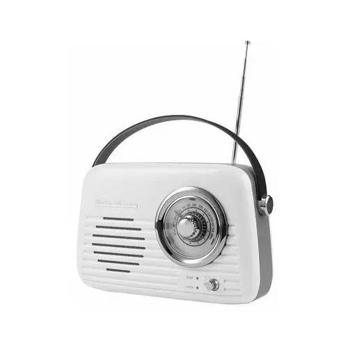 Retro Radio Z Głośnikiem Bluetooth Vintage Cuisine - Białe
