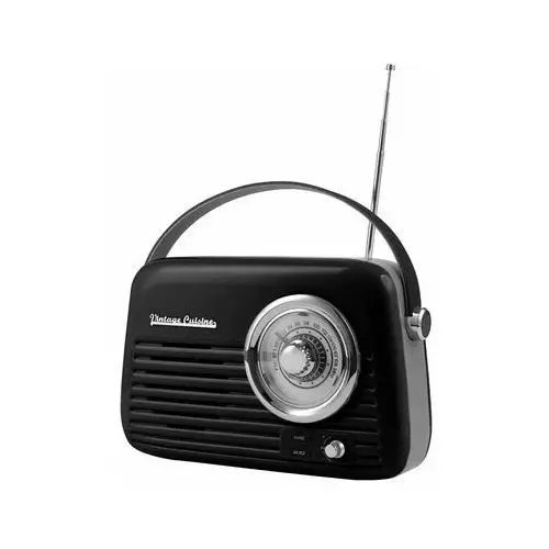 Retro Radio Z Głośnikiem Bluetooth Vintage Cuisine - Czarne