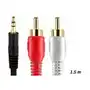 Riff RF010 Kabel audio 3,5 mm na 2x RCA, pozłacane złącza 1,5 m Sklep on-line