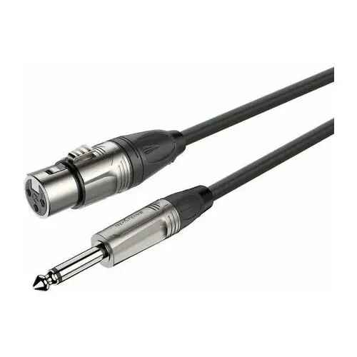 Roxtone kabel audio 15m Jack 6.3mm Mono, XLR 3-pin żeńske DMXJ210L15