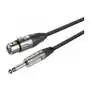 Roxtone kabel audio 15m Jack 6.3mm Mono, XLR 3-pin żeńske DMXJ210L15 Sklep on-line