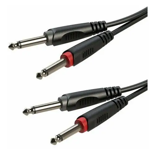 Kabel Audio 2 x Jack 6,3 Mono 3m - Roxtone Samurai
