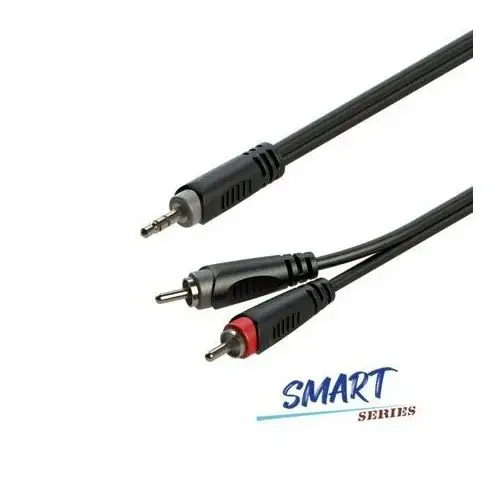 Kabel audio jack 3.5mm stereo / 2 x rca 1m sayc150l1 Roxtone