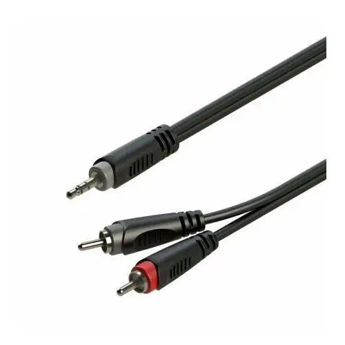 Kabel audio Jack 3.5mm stereo / 2 x RCA 6m Roxtone SAYC150L6