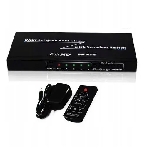 Rozdzielacz obrazu Multi-Viewer Hdmi 4/1 Pip Spacetronik SPH-MV41PIP FullHD