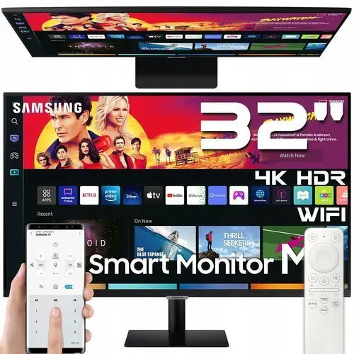 Samsung Smart Tv Hdr 32 Cale 4K Uhd WiFi Hdr Usb-c Głośniki Pilot