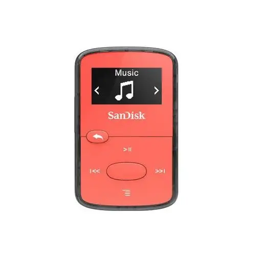 SANDISK MP3 8 GB CLIP JAM – Czerwony, SDMX26-008G-E46R