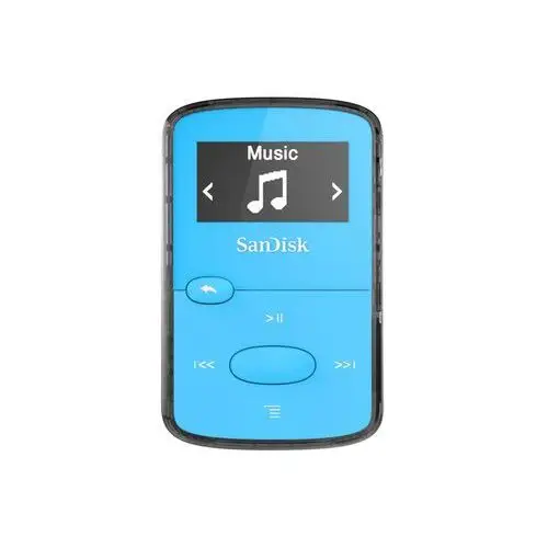 SANDISK MP3 8 GB CLIP JAM – Niebieski, SDMX26-008G-E46B