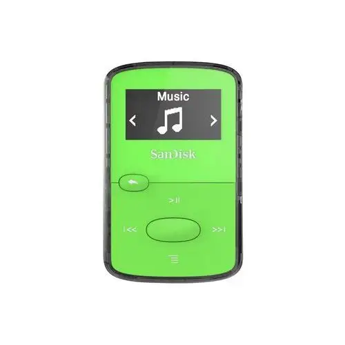SANDISK MP3 8 GB CLIP JAM – Zielony, SDMX26-008G-E46G