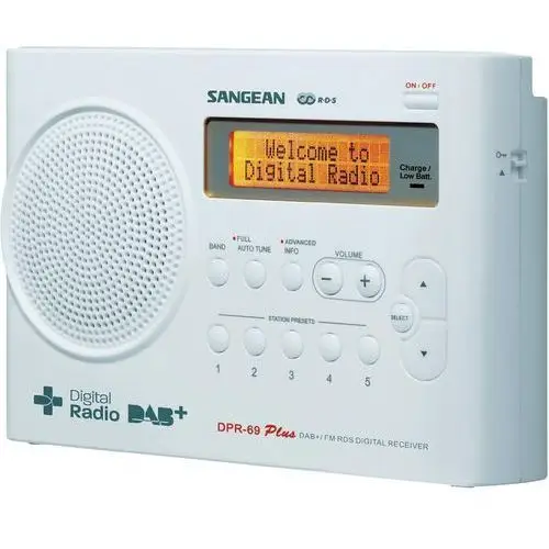 Sangean Radio dpr-69 biały (dpr69we)
