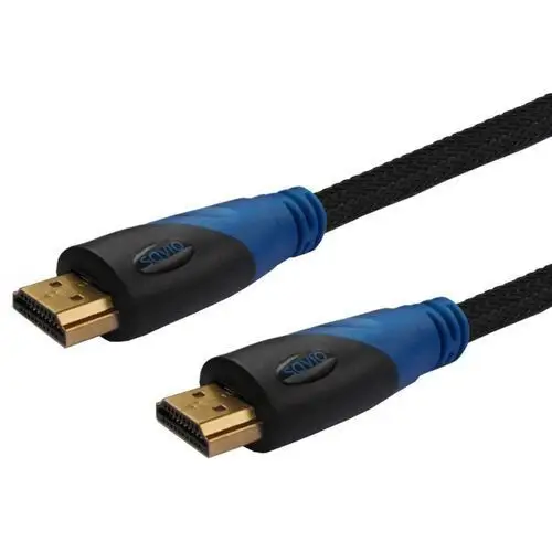 Abel HDMI (M) 3m, oplot nylonowy, złote końcówki, v1.4 high speed, ethernet/3D, CL-07