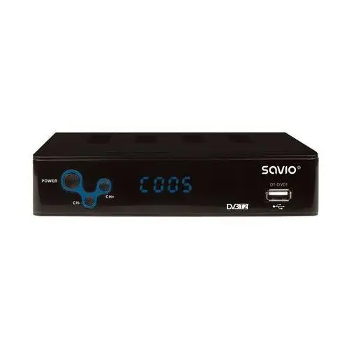 Savio Dekoder TV / Telewizji naziemnej DVB-T2 H.265 HEVC, DT-DV01