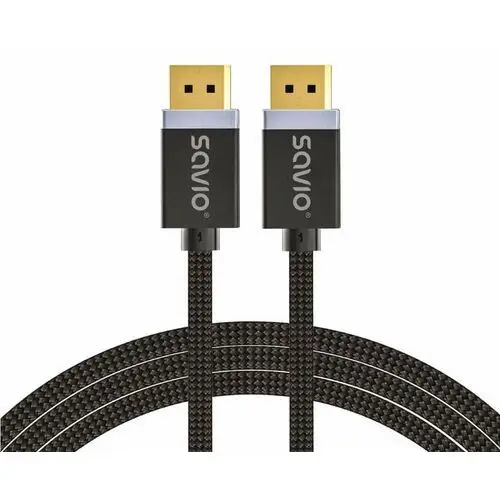 Savio Kabel DisplayPort (M) v1.4, 1m, CL-165, AKSAOVDMSACL165