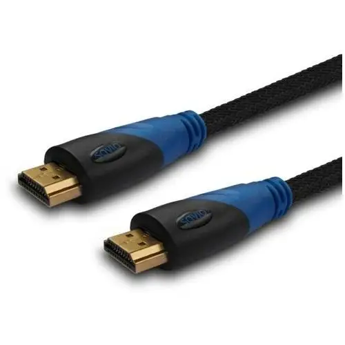 Savio kabel hdmi 2m v1,4 3d oplot nylonowy hdmi a męskie - hdmi a męskie cl-48 cl-48, cl-48