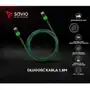 Savio Kabel hdmi v2.0 gcl-03 1,8m, dedykowany do xbox, gamingowy, ofc, 4k, zielono-czarny, złote końcówki Sklep on-line