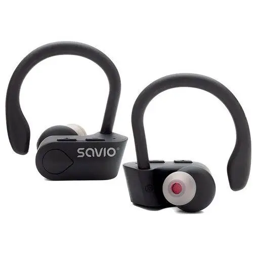 Słuchawki dokanałowe SAVIO TWS-03 Czarny, TWS-03