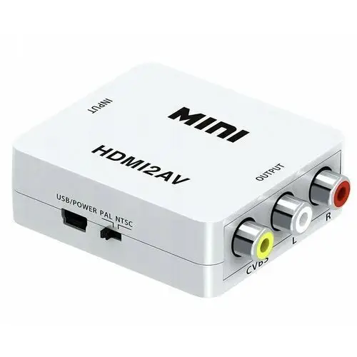 Adapter konwerter sygnału HDMI do AV Audio RCA