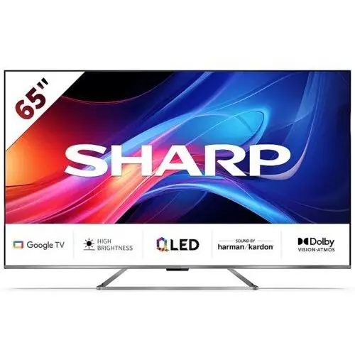 Sharp 65gp7465 65" qled 4k 60hz google tv dolby vision dolby atmos hdmi 2.1 dvb-t2