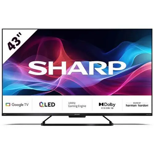 Telewizor QLED SHARP 43GR8465E 43" 4K 144Hz Google TV Quantum Dot, 43GR8465E