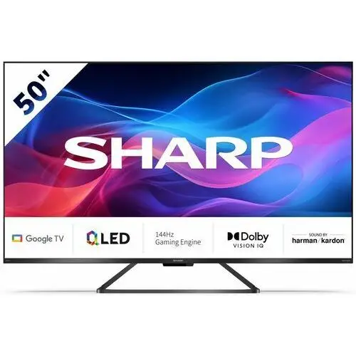 Telewizor QLED SHARP 50GR8465E 50" 4K 144Hz Google TV Quantum Dot